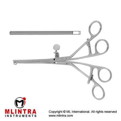 Lane Intestinal Clamp Straight Stainless Steel, 30 cm - 11 3/4"